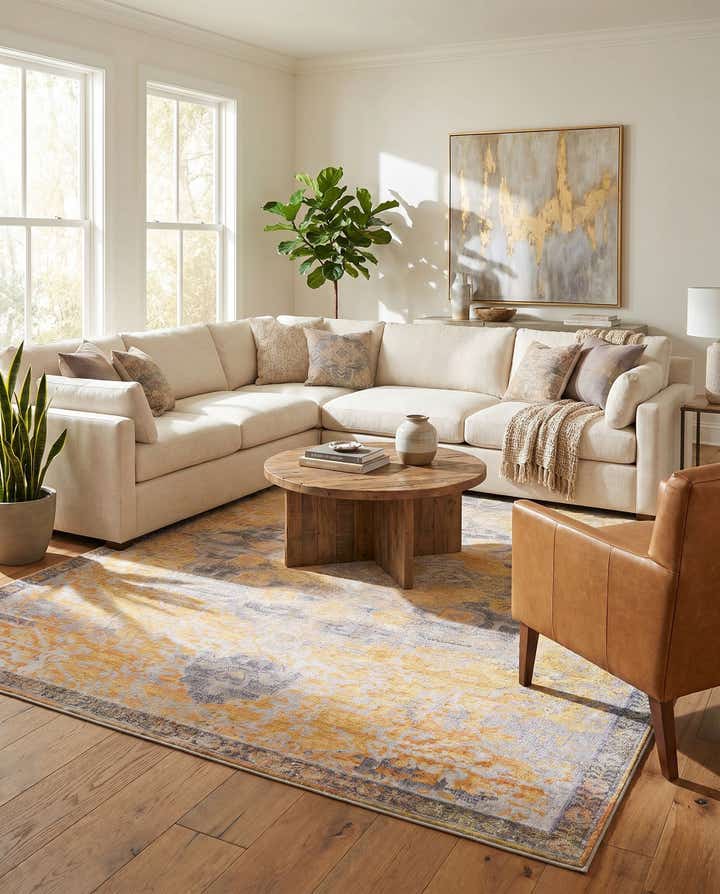 7' 10 x 10' Washable Renaissance Rug