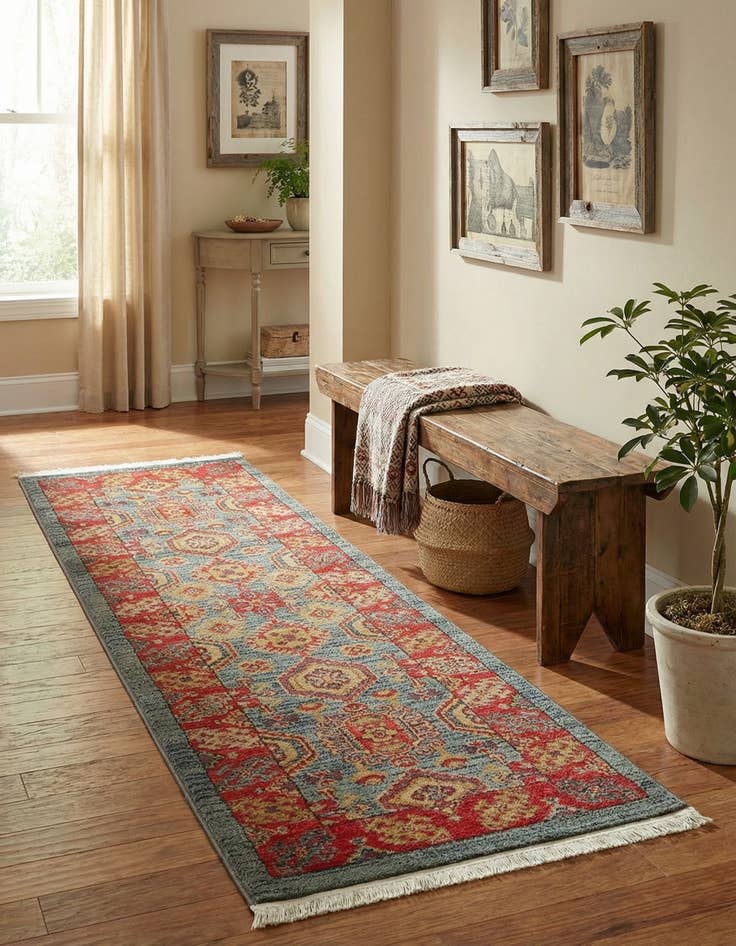 Detail image of 2' x 6' Sara Runner Rug