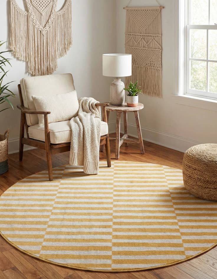 Detail image of 5' 3 x 5' 3 Tribeca Round Rug