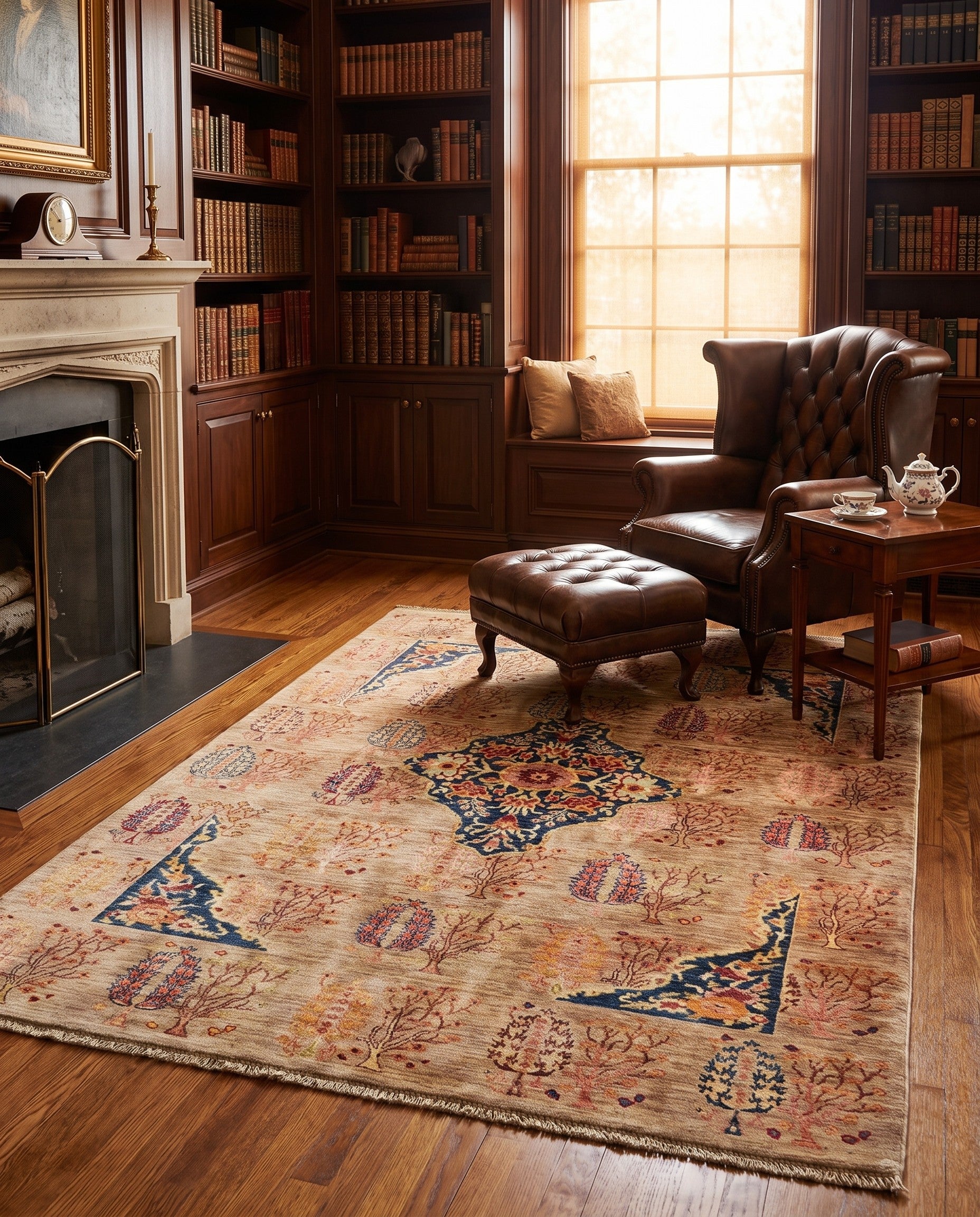 5' 8 x 7' 11 Hand Knotted Ariana Ziegler Rug