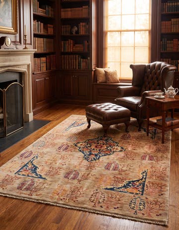 5' 8 x 7' 11 Hand Knotted Ariana Ziegler Rug