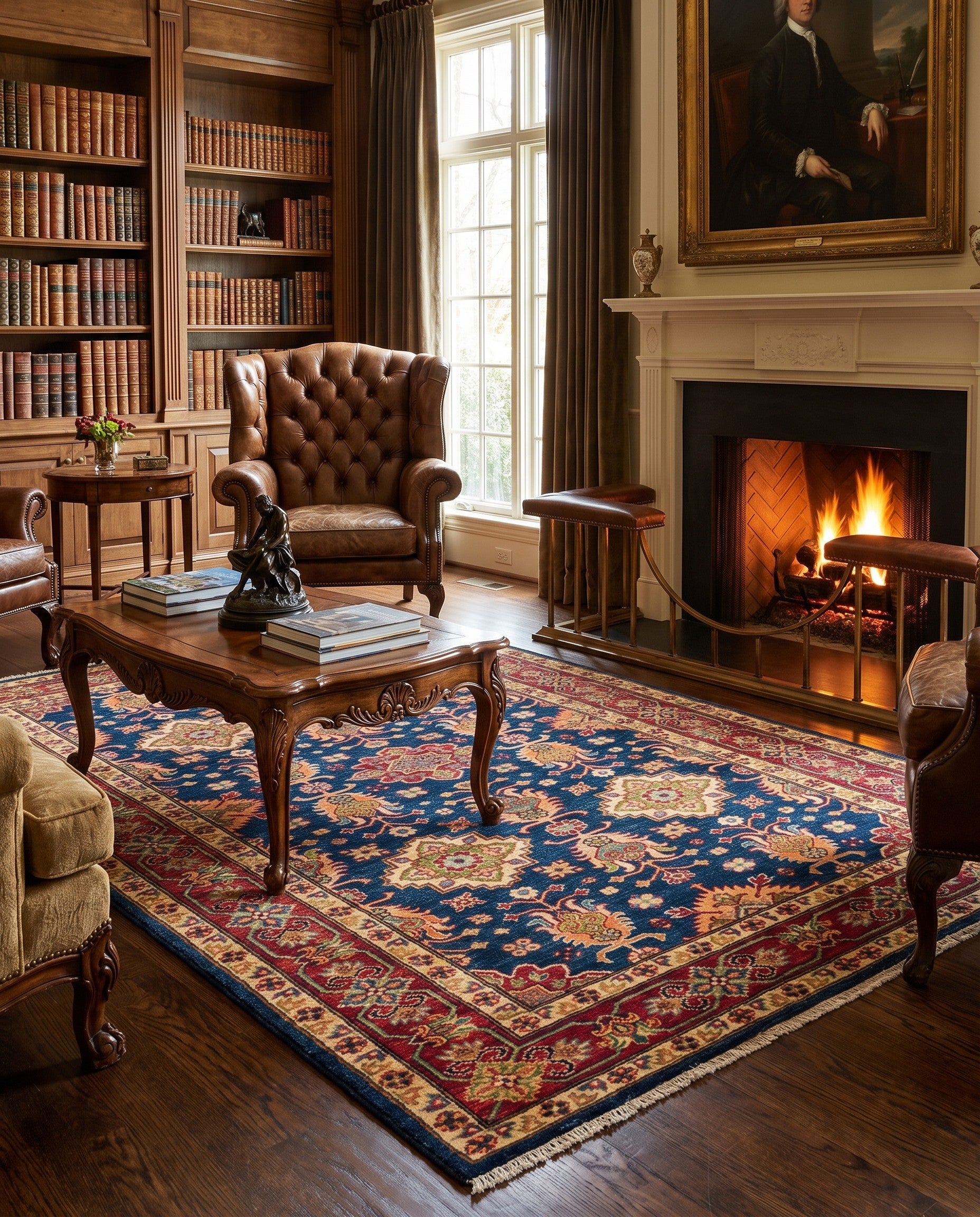 5' x 6' 9 Hand Knotted Kazak Rug