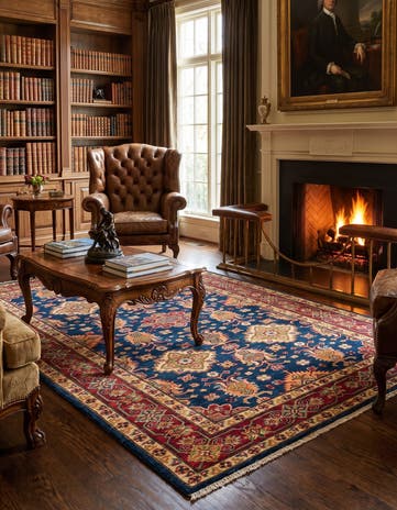 155cm x 205cm Hand Knotted Kazak Rug