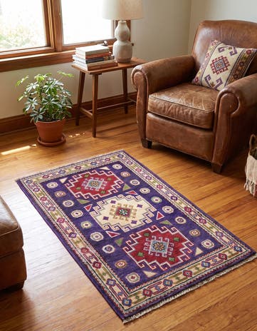 1' 11 x 3' 1 Hand Knotted Kazak Rug