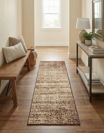 Beige Equinox Runner Rug