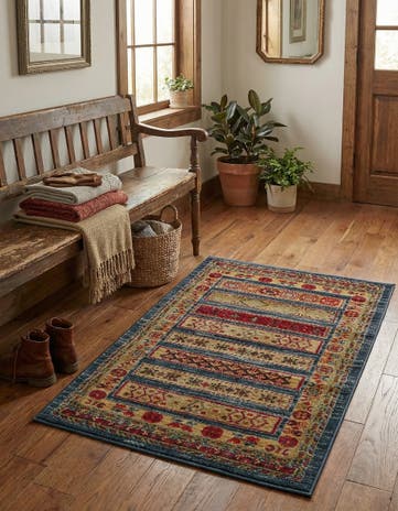 Blue Kashkuli Gabbeh Rug