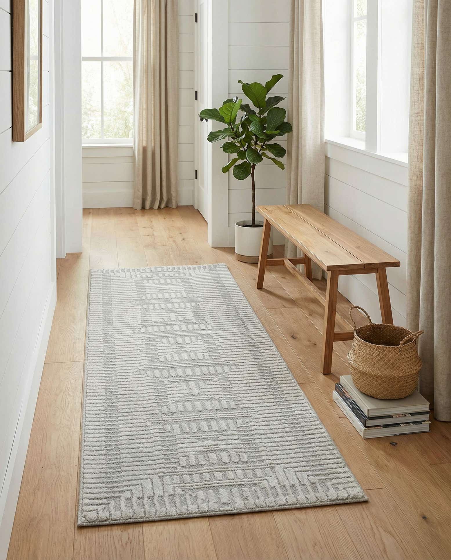 2' 2 x 6' Textura Designer Runner Rug