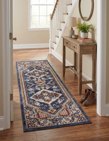 2' x 6' Kamala Washable Runner Rug