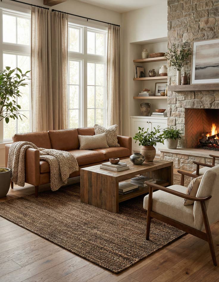 Detail image of 4' 10 x 6' 8 Juma Wool Rug