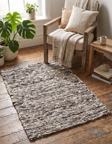 2' 1 x 3' Hand Knotted Moroccan Wool Rug
