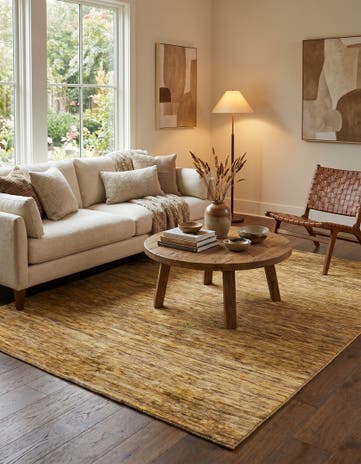 4' 8 x 6' 5 Hand Knotted Modern Ziegler Oriental Rug