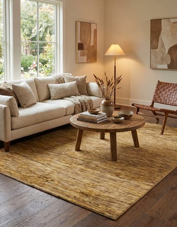 4' 8 x 6' 5 Hand Knotted Modern Ziegler Oriental Rug