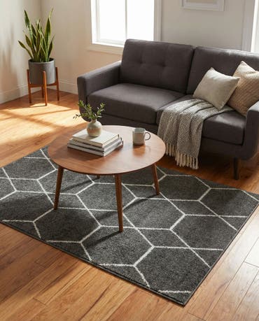  3' x 5' 3 Lattice Frieze Rug