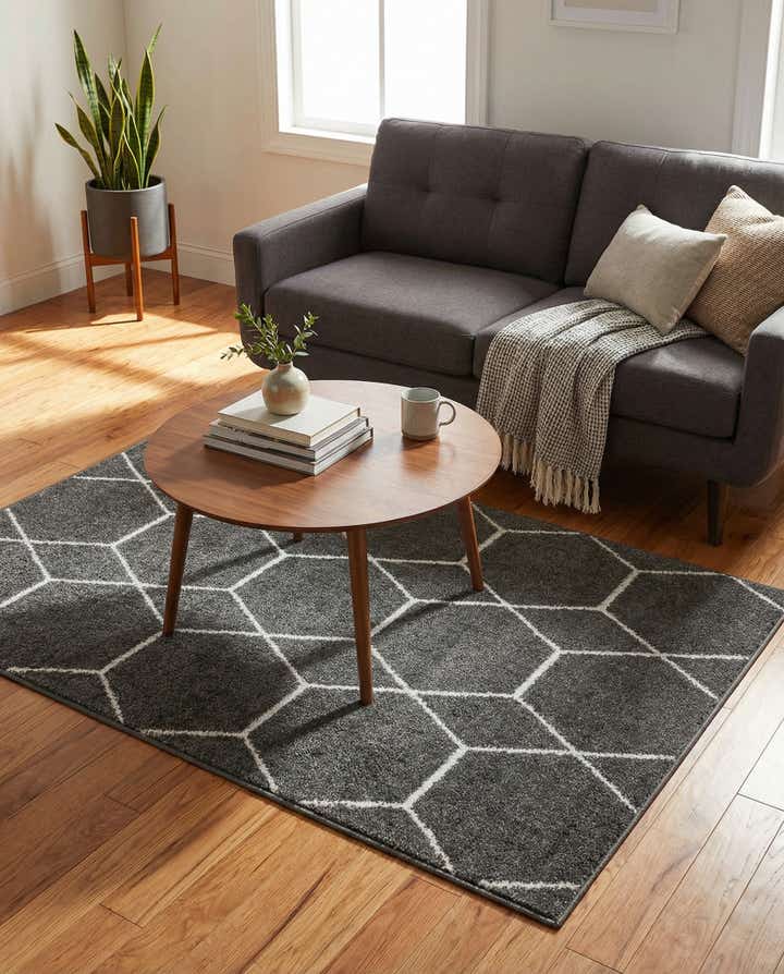 3' x 5' 3 Trellis Frieze Rug