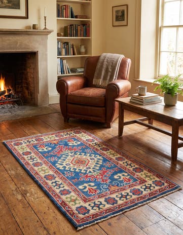 2' 6 x 4' 3 Hand Knotted Kazak Rug