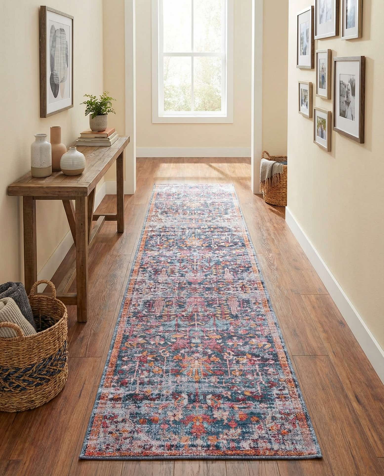 2' 7 x 13' Washable Maahru Runner Rug