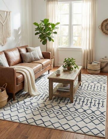6' x 9' Bohemian Trellis Rug