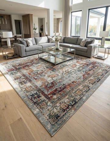 Ivory Isabella Square Rug