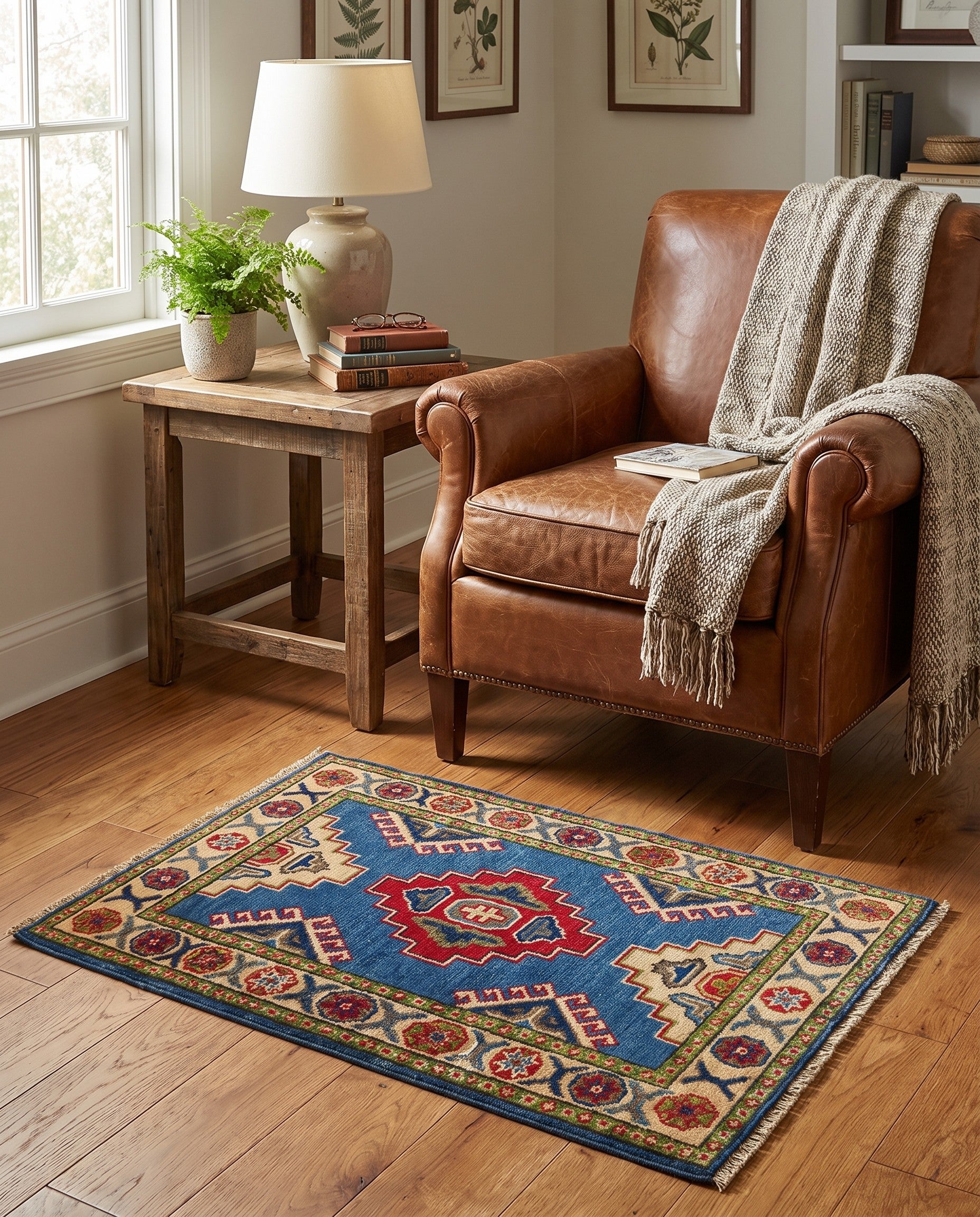2' 1 x 3' 1 Hand Knotted Kazak Rug