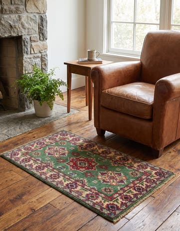 1' 10 x 2' 11 Hand Knotted Kazak Rug