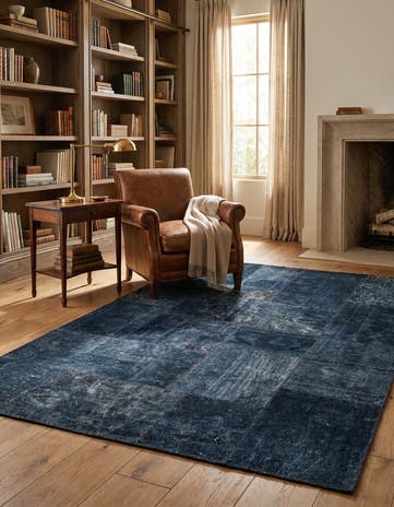 4' 9 x 6' 9 Hand Knotted Ultra Vintage Persian Wool Rug