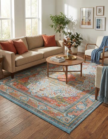 Light Blue Santiago Rug