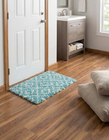 2' x 3' Lattice Shag Rug