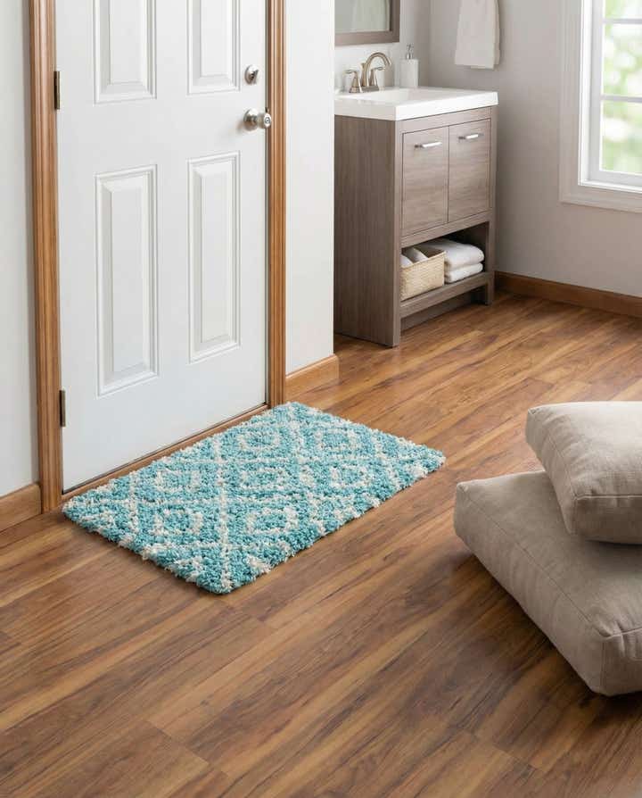 2' x 3' Lattice Shag Rug