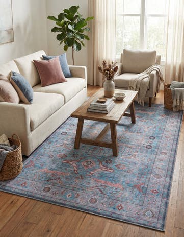 6' x 9' Washable Maahru Rug