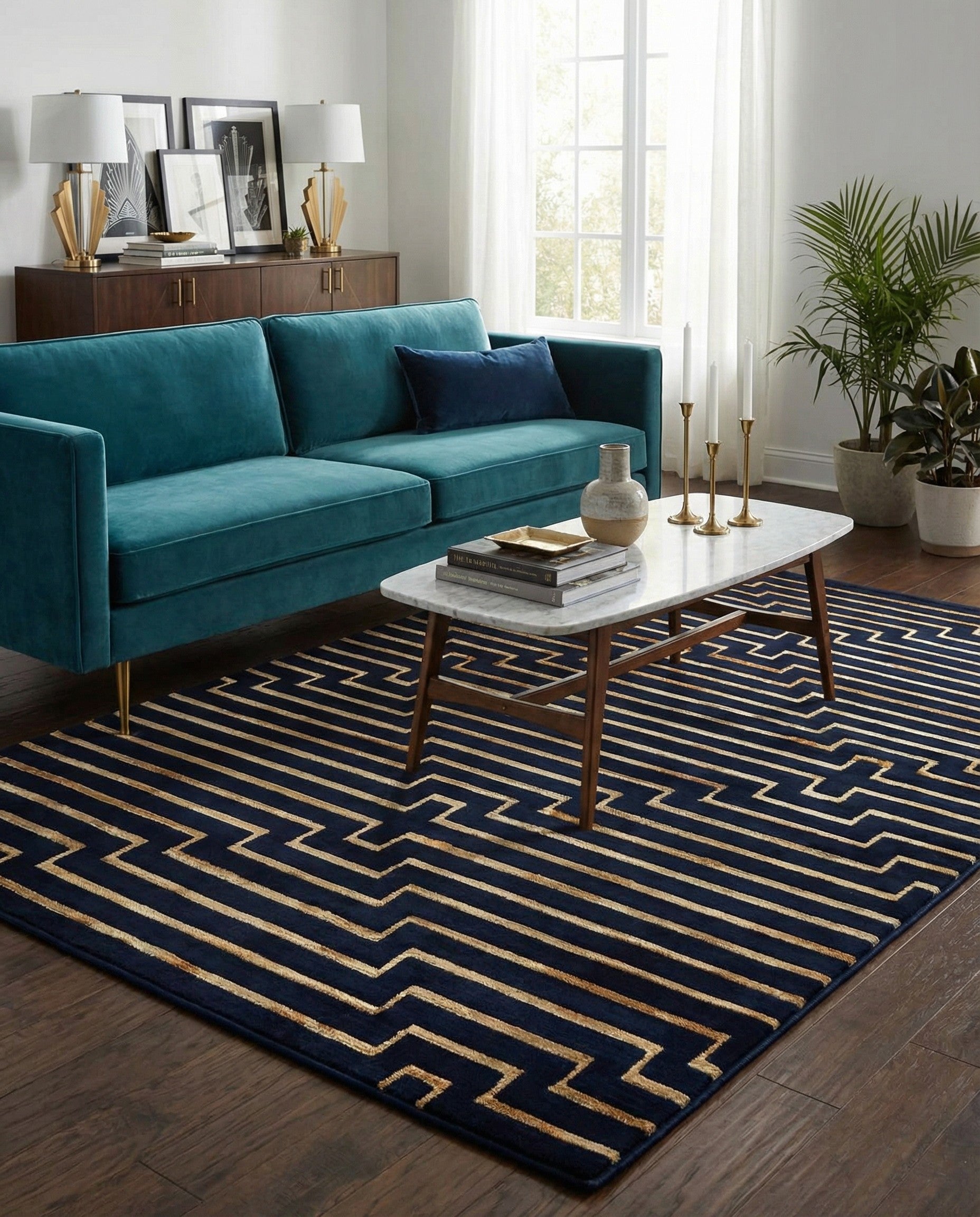 5' 3 x 7' Vogue Geo Rug