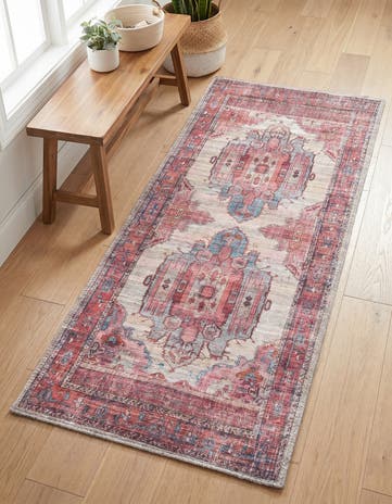 2' x 4' Washable Maahru Runner Rug