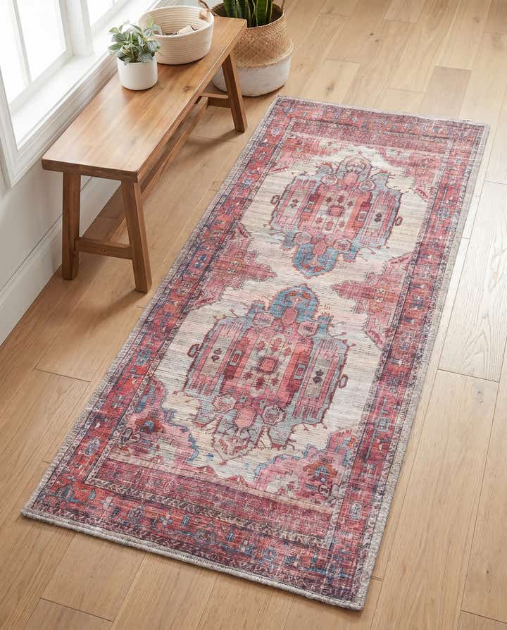 2' x 4' Washable Maahru Runner Rug