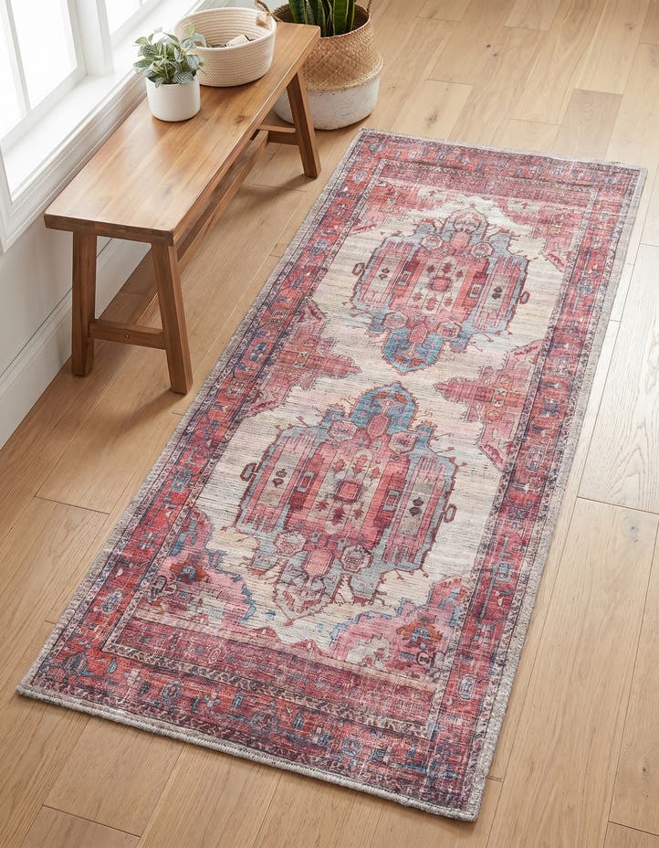 2' x 4' Washable Maahru Runner Rug