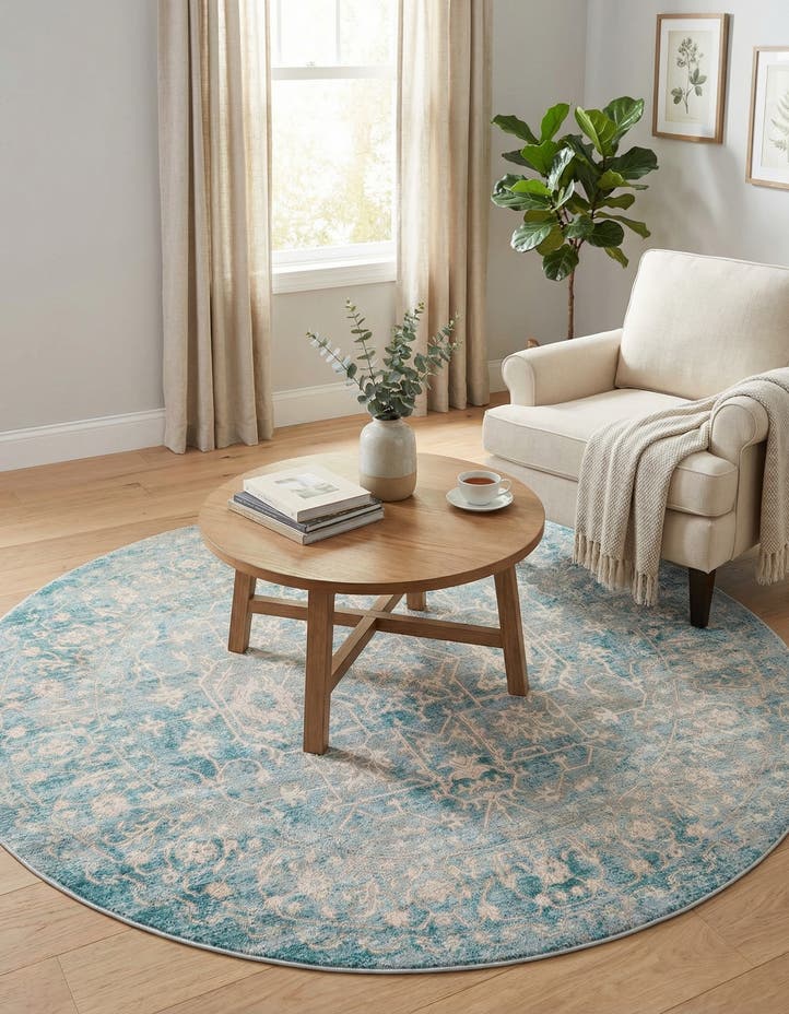 6' x 6' Modern Classical Round ...
