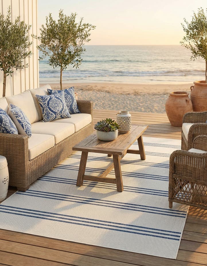 5' 3 x 8' Easy-Clean Jill Zarin Anguilla Ind...