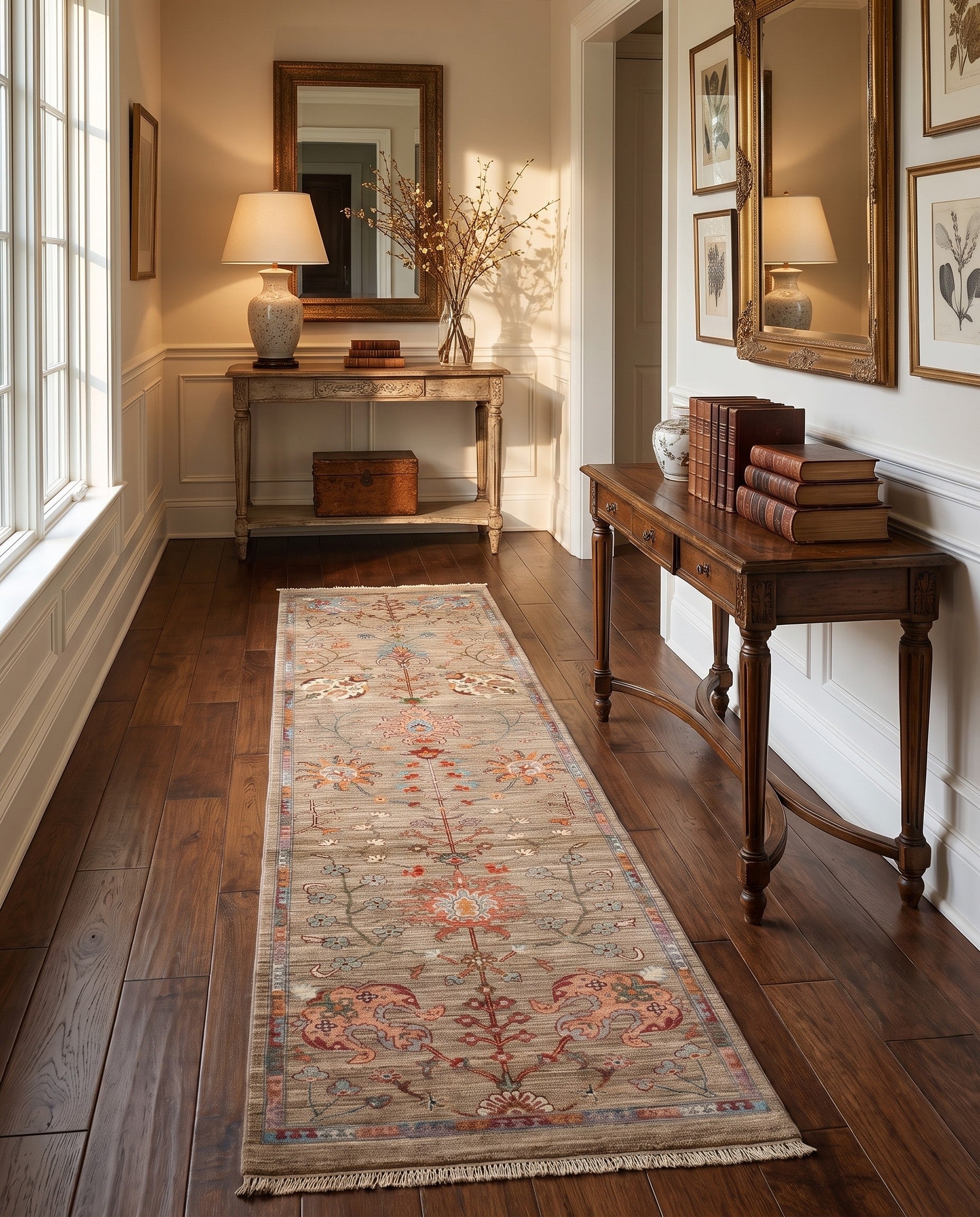 2' 7 x 10' 11 Hand Knotted Ariana Ziegler Runner Rug