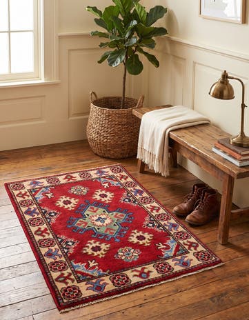 2' 1 x 2' 11 Hand Knotted Kazak Rug