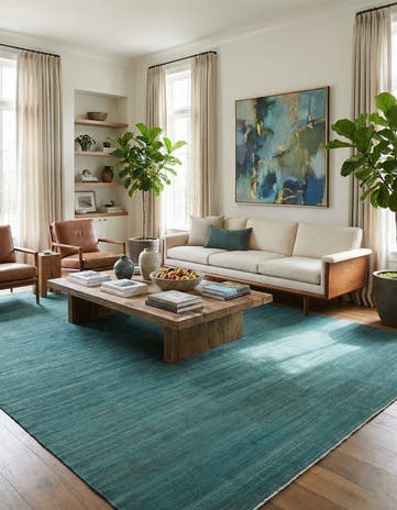 13' 5 x 17' 11 Hand Woven Kilim Afghan Wool Rug