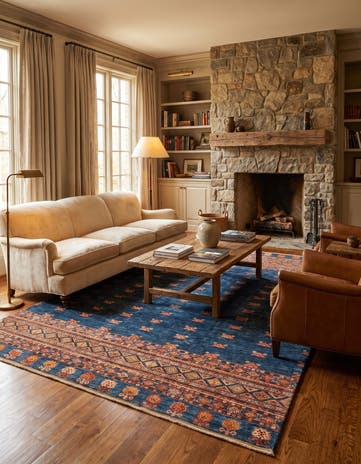 8' 4 x 10' 6 Hand Knotted Kazak Rug