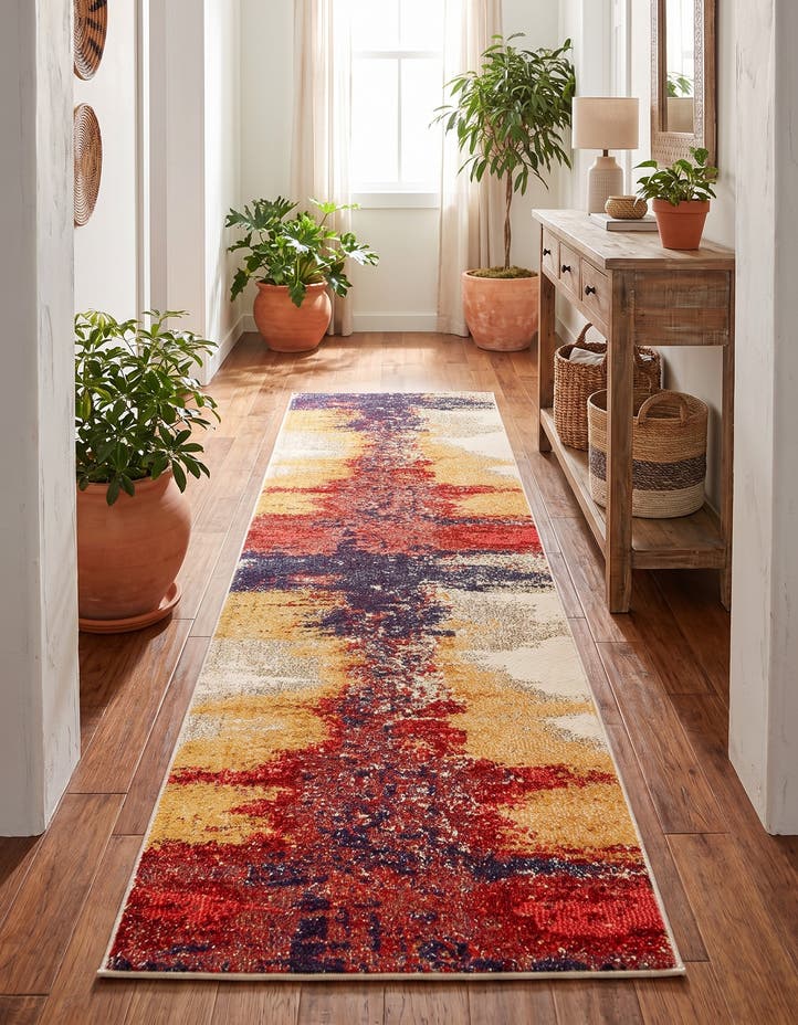 2' 2 x 6' 9 Washable Hyacinth Runner Rug