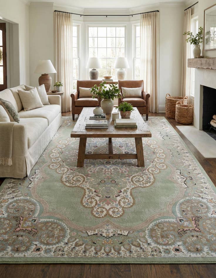 Detail image of 9' x 12' Kamala Washable Rug