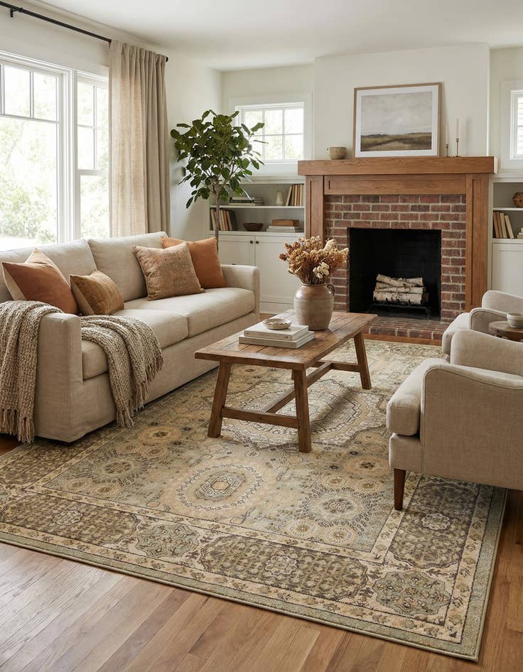 Detail image of 7' x 10' Mamluk Rug