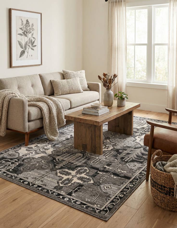 Detail image of 5' 3 x 8' Miranda Rug