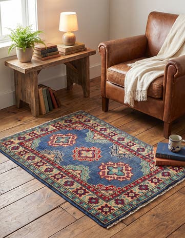 2' x 3' 2 Hand Knotted Kazak Rug