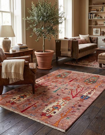 4' 2 x 6' 4 Hand Knotted Ariana Ziegler Rug