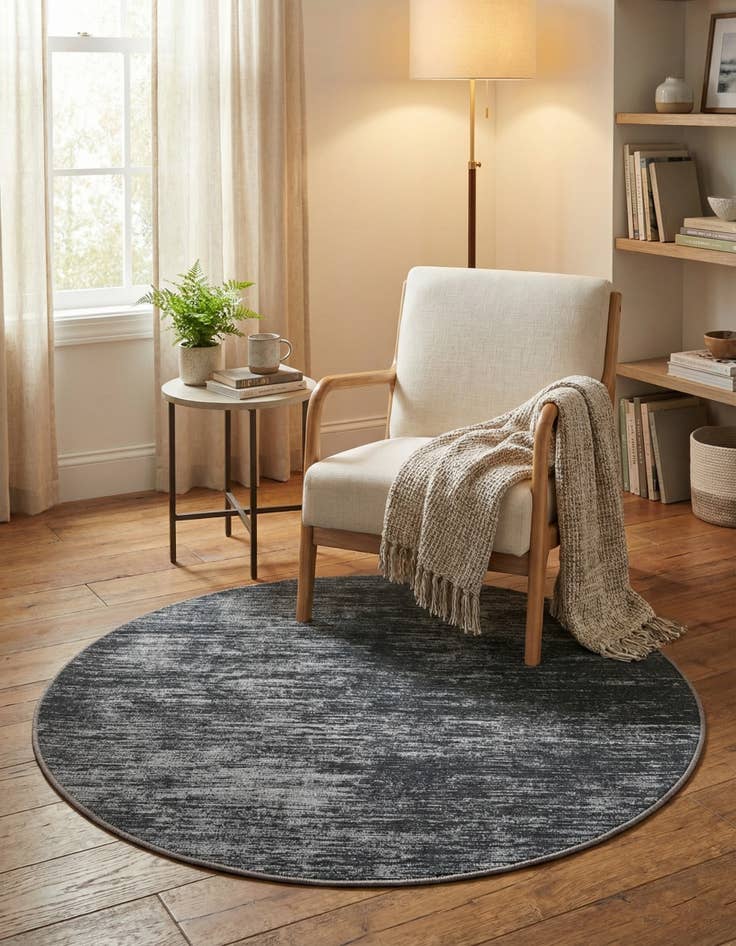 Detail image of 3' 6 x 3' 6 Asha Round Rug