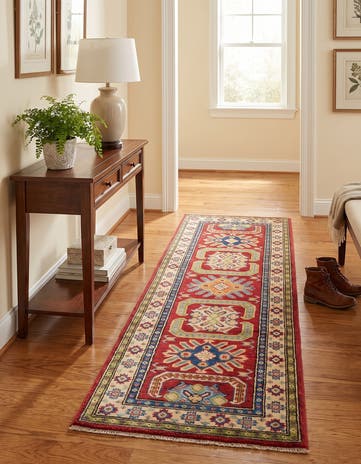 1' 11 x 5' 8 Hand Knotted Kazak Runner Rug