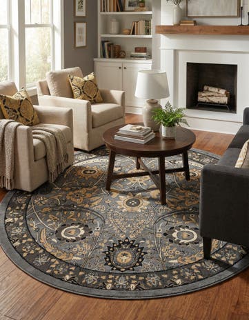 7' 10 x 7' 10 Neda Round Rug