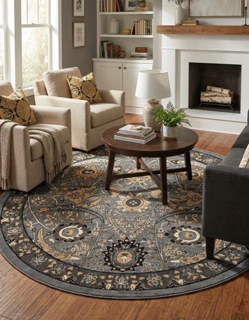 7' 10 x 7' 10 Neda Round Rug