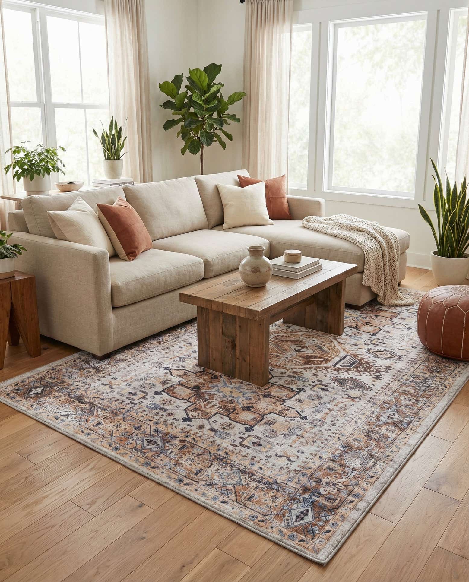 6' x 9' Washable Yara Rug